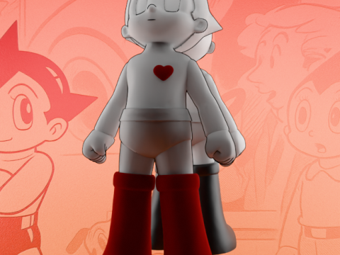 3D Printing Astro boy toy Model 3D