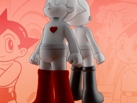 3D Printing Astro boy toy Model 3D