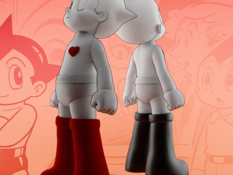 3D Printing Astro boy toy 3D Model