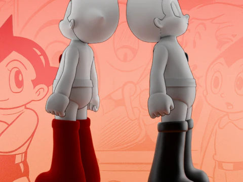 3D Printing Astro boy toy 3D Model