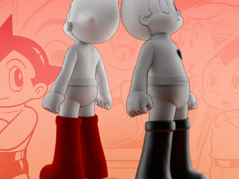 3D Printing Astro boy toy 3D Model