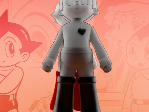 3D Printing Astro boy toy 3D Model