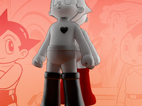3D Printing Astro boy toy 3D Model