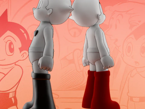 3D Printing Astro boy toy 3D Model
