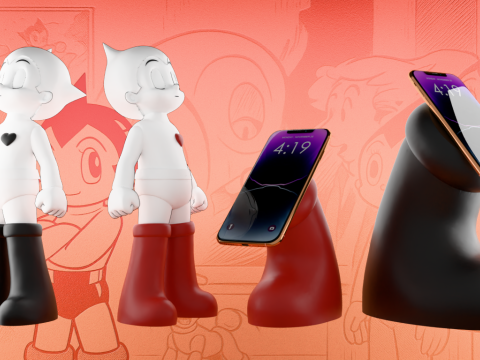 3D Printing Astro boy Toy Apple Magsafe Charger toy Modello 3D