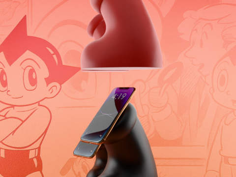 3D Printing Astro boy Toy Apple Magsafe Charger toy 3D Модель