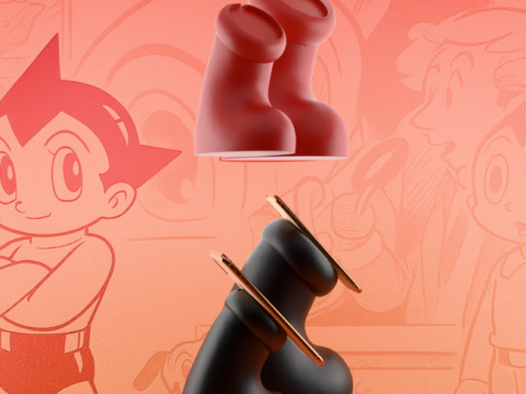 3D Printing Astro boy Toy Apple Magsafe Charger toy 3D Модель