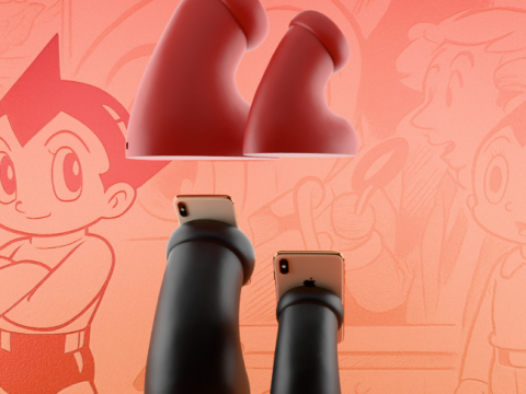 3D Printing Astro boy Boot Apple Magsafe Charger toy 3D 模型
