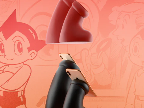 3D Printing Astro boy Boot Apple Magsafe Charger toy 3D Model