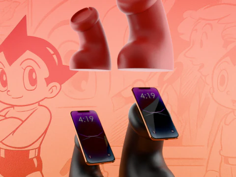 3D Printing Astro boy Boot Apple Magsafe Charger toy 3D Model