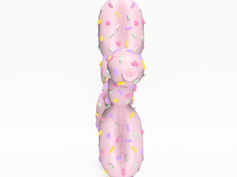 3D Printing Candy Balloon Dog toy 3D 모델