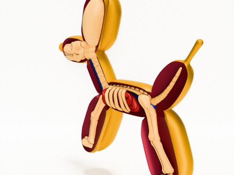 3D Printing Dissect Balloon Dog toy 3D 模型