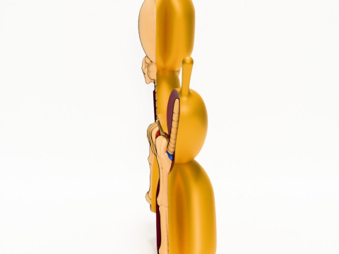 3D Printing Dissect Balloon Dog toy 3D 模型