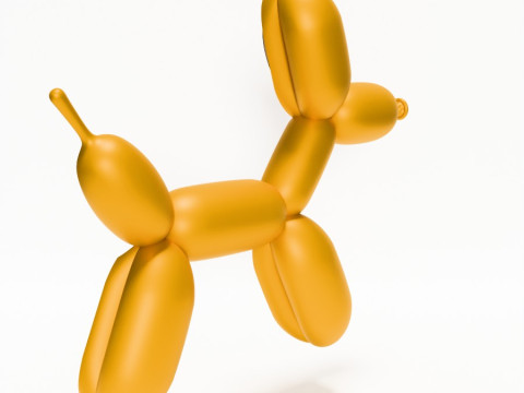 3D Printing Dissect Balloon Dog toy 3D 模型