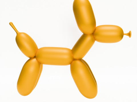3D Printing Dissect Balloon Dog toy 3D 模型