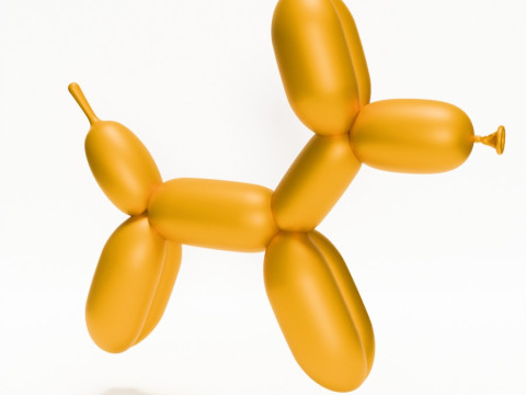 3D Printing Dissect Balloon Dog toy 3D 模型