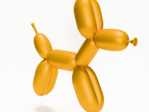 3D Printing Dissect Balloon Dog toy 3D 模型