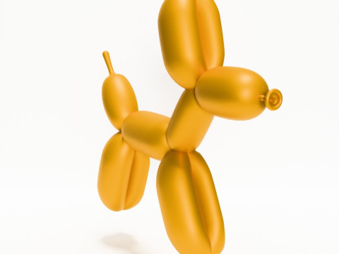 3D Printing Dissect Balloon Dog toy 3D 模型