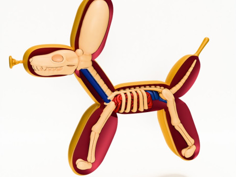 3D Printing Dissect Balloon Dog toy 3D 模型