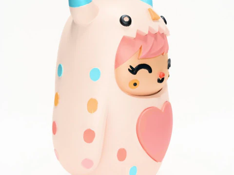 3D Printing Kawaii Monster toy 3D Model