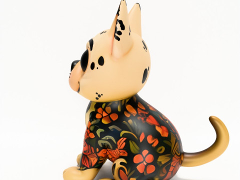 3D Printing Dogo Koi Tattoo toy 3D Model