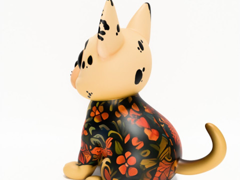 3D Printing Dogo Koi Tattoo toy 3D Model