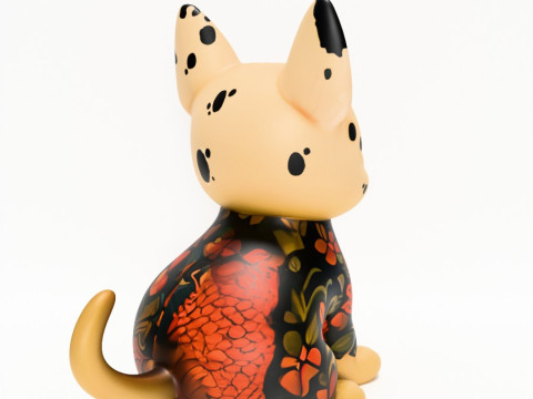 3D Printing Dogo Koi Tattoo toy 3D Model