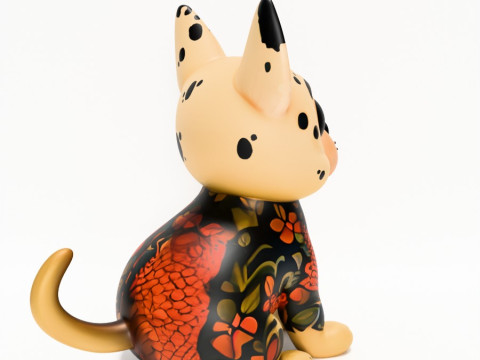 3D Printing Dogo Koi Tattoo toy 3D Model