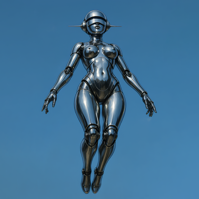 3D Printing Chrome Aura toy 3D Model .c4d .max .obj .3ds .fbx .stl .blend 