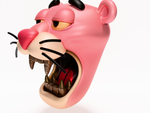 3D Printing Drip Pink Panther toy 3D मॉडल