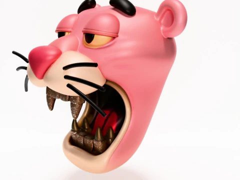 3D Printing Drip Pink Panther toy 3D Model