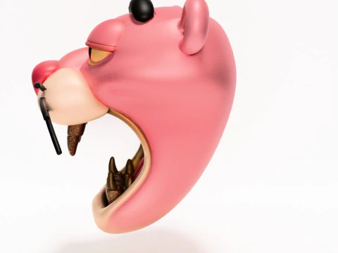 3D Printing Drip Pink Panther toy 3D Model