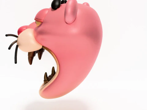 3D Printing Drip Pink Panther toy 3D Model
