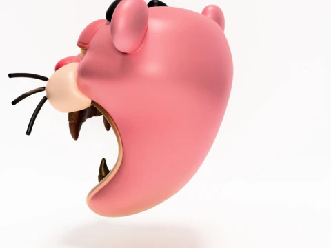 3D Printing Drip Pink Panther toy 3D Model