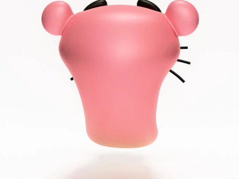 3D Printing Drip Pink Panther toy 3D Model