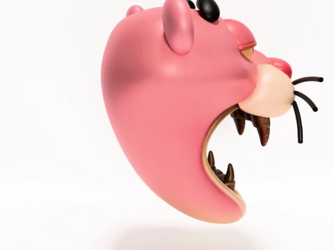 3D Printing Drip Pink Panther toy 3D Model