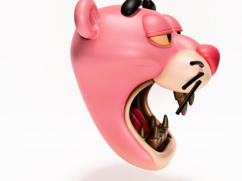 3D Printing Drip Pink Panther toy 3D मॉडल
