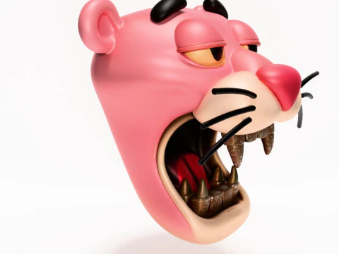 3D Printing Drip Pink Panther toy 3D Model