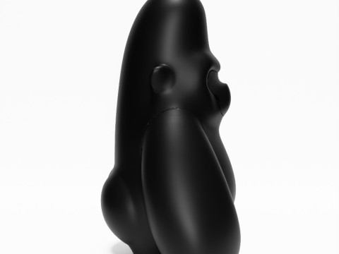 3D Printing Minimalist Blacky Kong toy 3D Модель