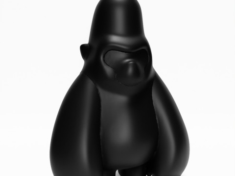 3D Printing Minimalist Blacky Kong toy 3D Модель