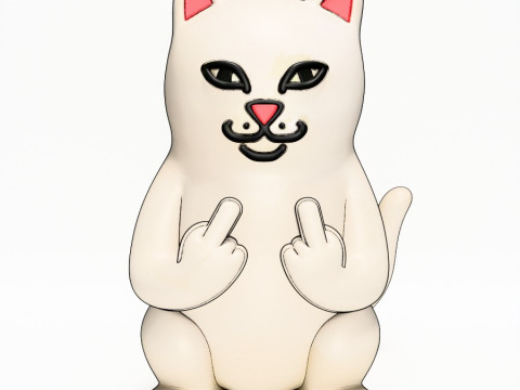 3D Printing Lord Nermal RipnDip toy 3D Model