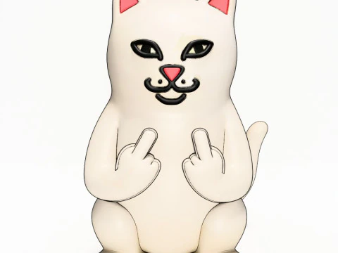 3D Printing Lord Nermal RipnDip toy 3D Model