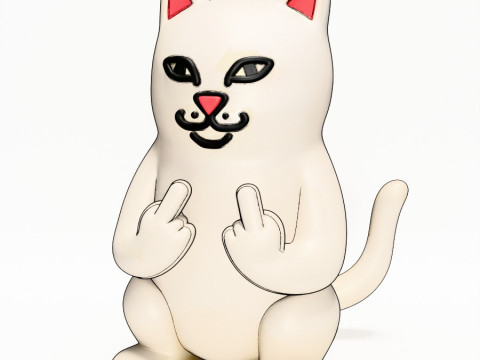 3D Printing Lord Nermal RipnDip toy 3D Model
