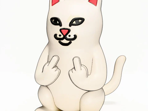 3D Printing Lord Nermal RipnDip toy 3D Model