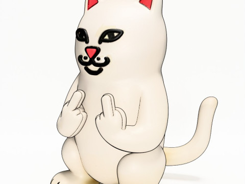3D Printing Lord Nermal RipnDip toy 3D Model
