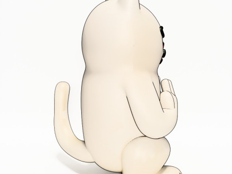 3D Printing Lord Nermal RipnDip toy 3D Model