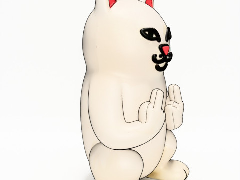 3D Printing Lord Nermal RipnDip toy 3D Model