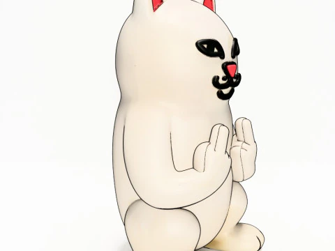 3D Printing Lord Nermal RipnDip toy 3D Model