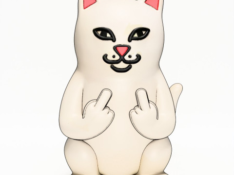 3D Printing Lord Nermal RipnDip toy 3D Model