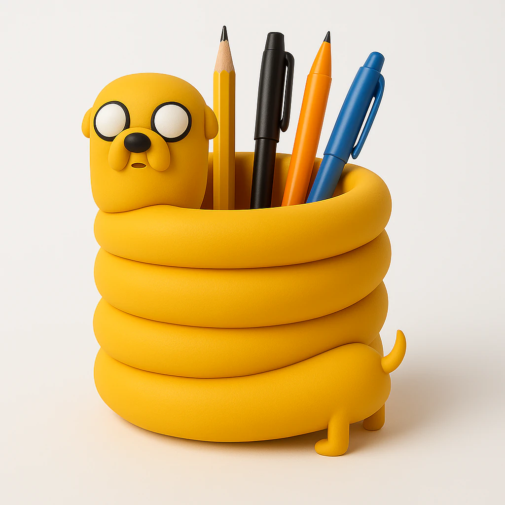 3D Printing Twist Jake the Penholder toy 3D Model .c4d .max .obj .3ds .fbx .stl .blend 
